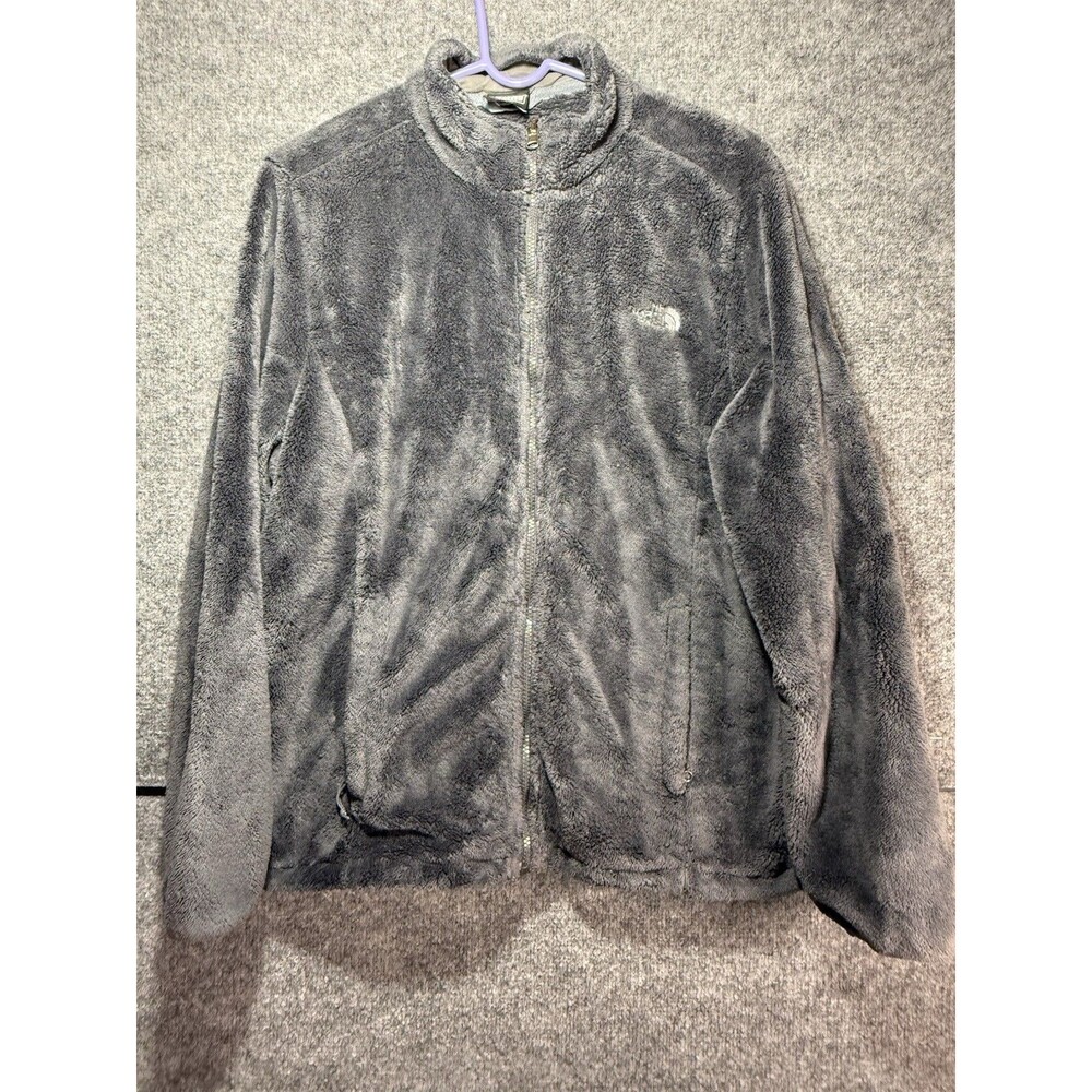 The North Face Osito Fleece Jacket Women’s XXL Gray Full Zip High‑Pile Soft Warm
